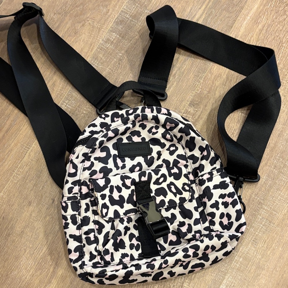 Leopard Print Backpack